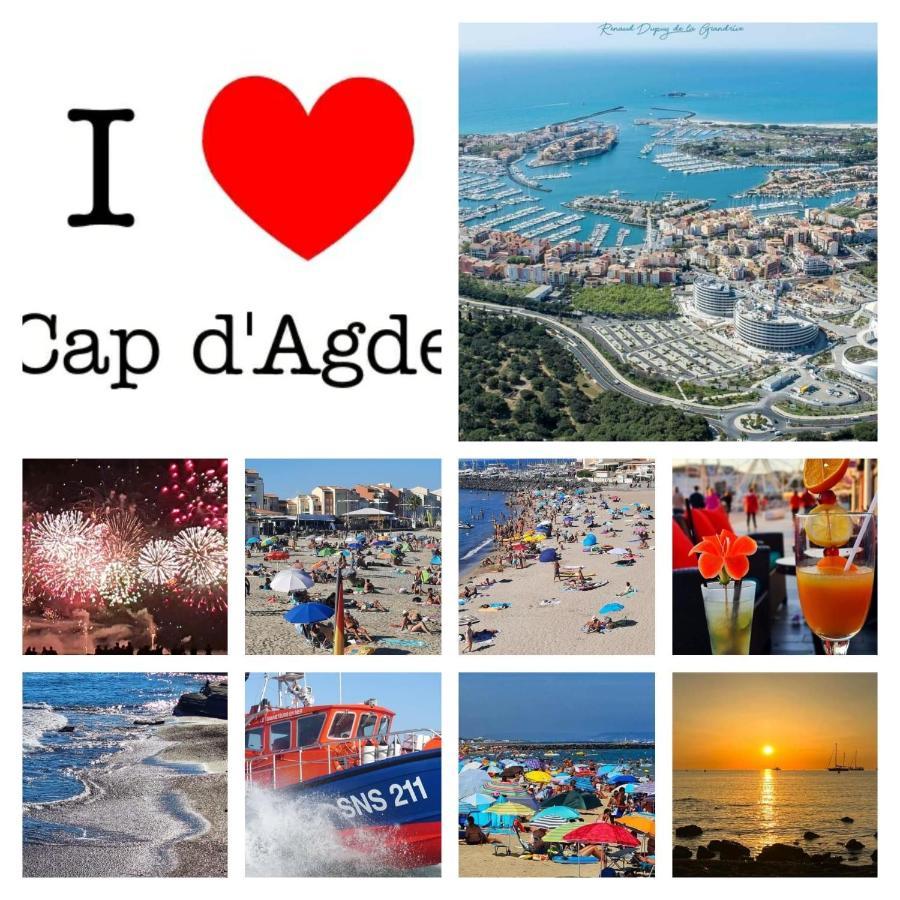 Studio Chaleureux Au Cap D'Agde Exterior foto